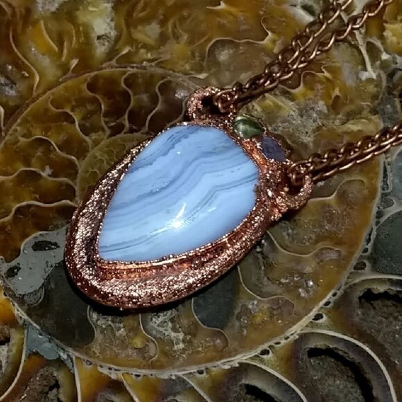 "Manifestation" Multi Gemstone Reversible Necklace - Picture 3 of 6